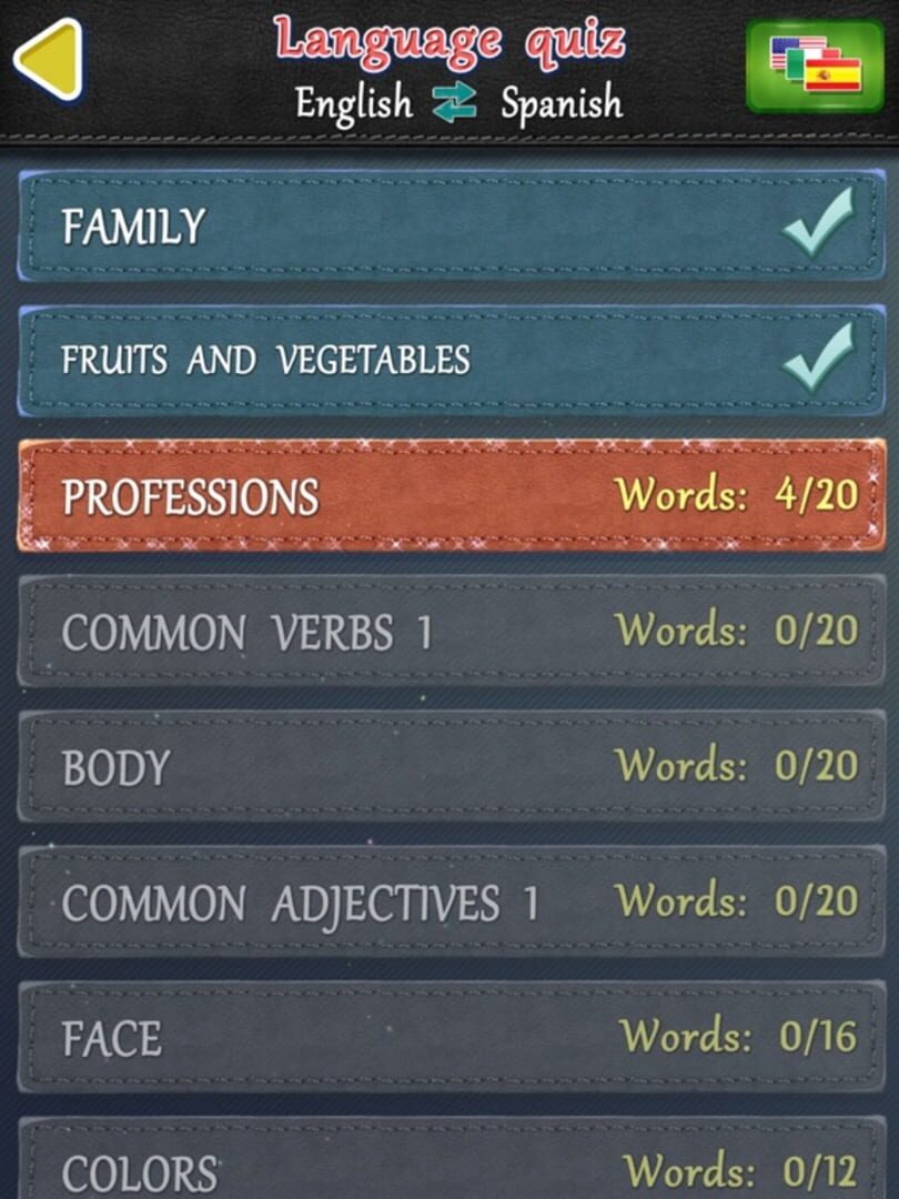 Slice Words - Screenshot