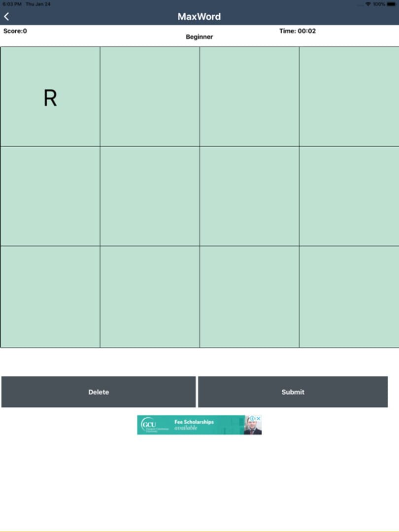 MaxWord - Screenshot