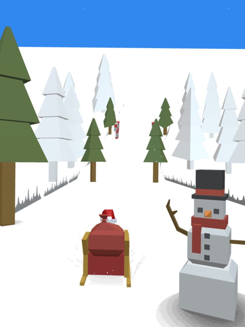 Xmas Santa Mad Sleigh Run - Screenshot