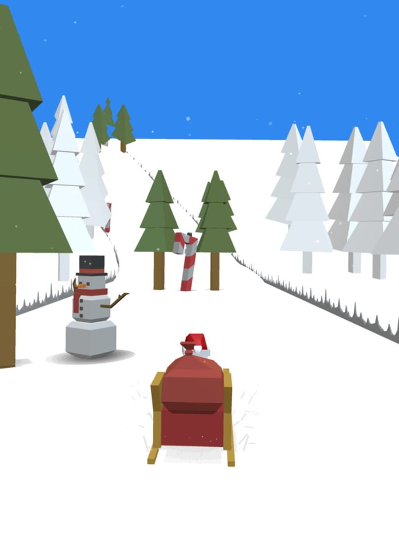 Xmas Santa Mad Sleigh Run - Screenshot