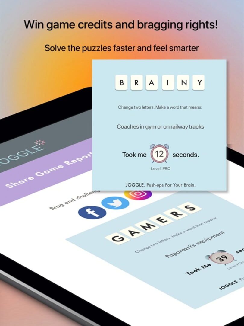 Joggle: Word Puzzle - Screenshot