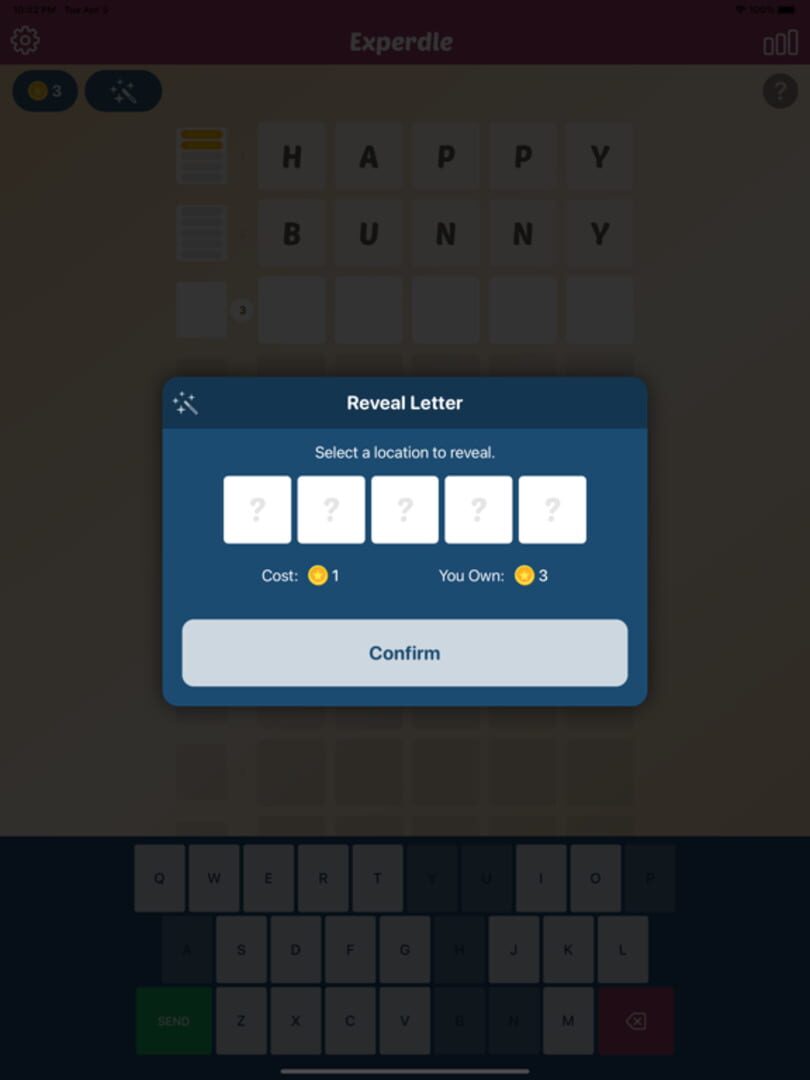 Experdle: For Word Experts - Screenshot