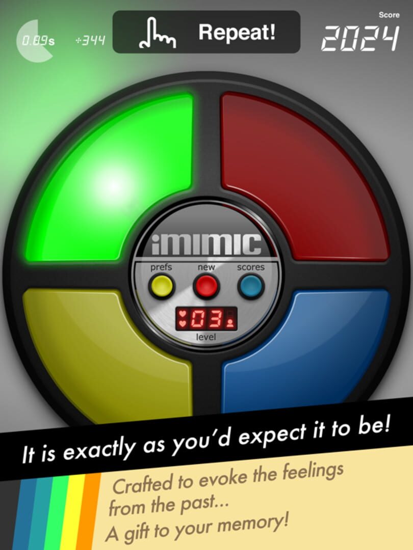 iMimic: 80's Vintage Electronic Memory Game