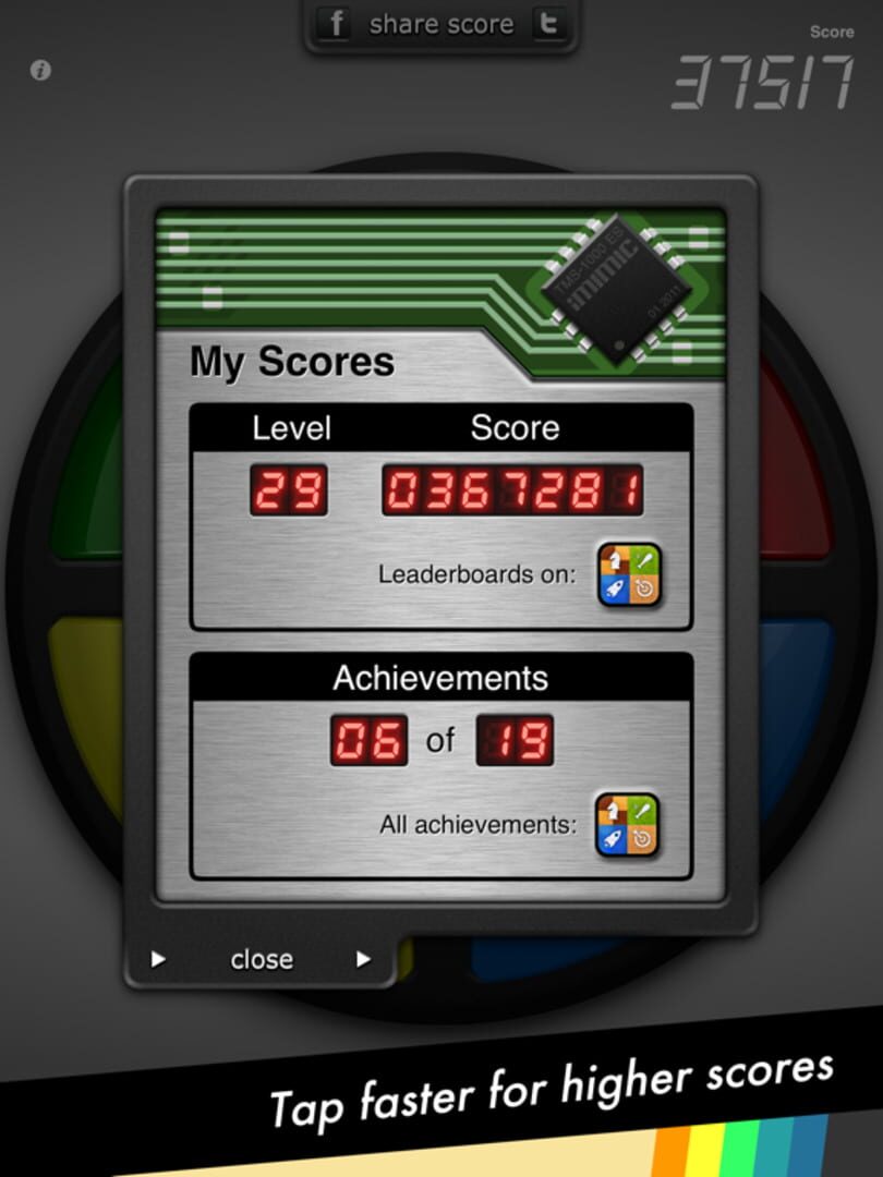 iMimic: 80's Vintage Electronic Memory Game