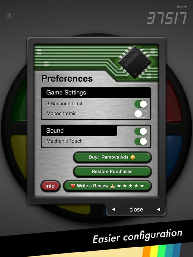 iMimic: 80's Vintage Electronic Memory Game
