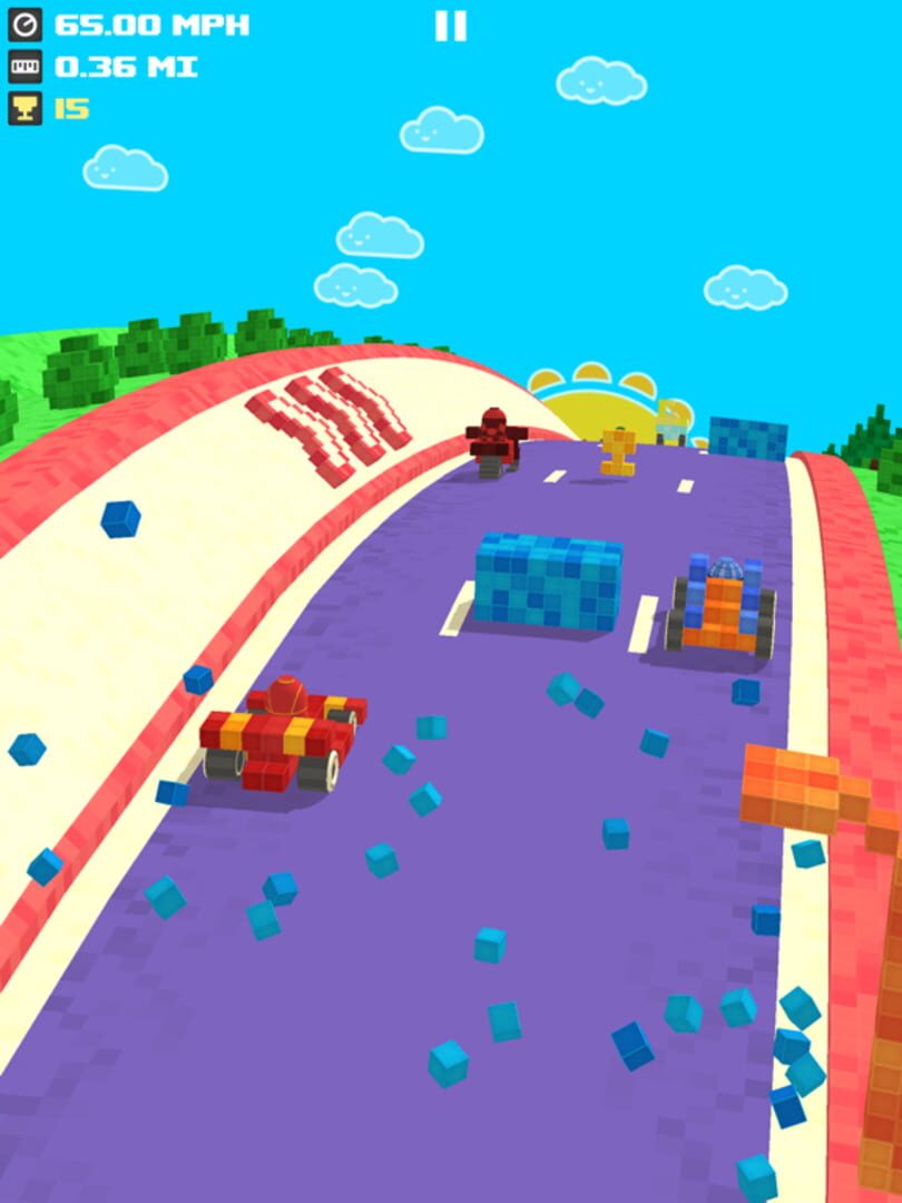 Out of Brakes: Endless Racer - Screenshot