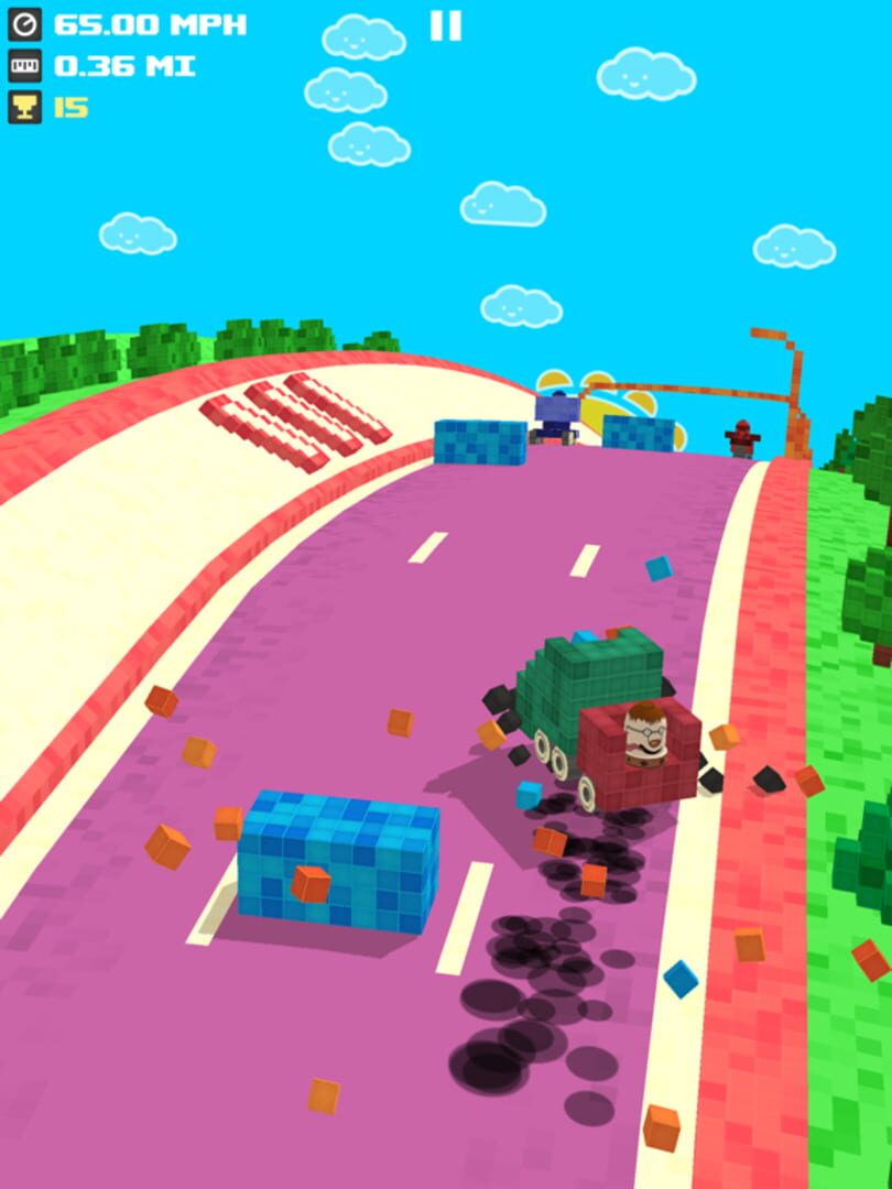 Out of Brakes: Endless Racer - Screenshot