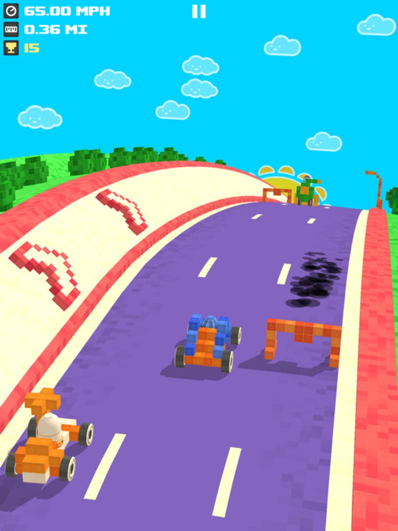 Out of Brakes: Endless Racer - Screenshot