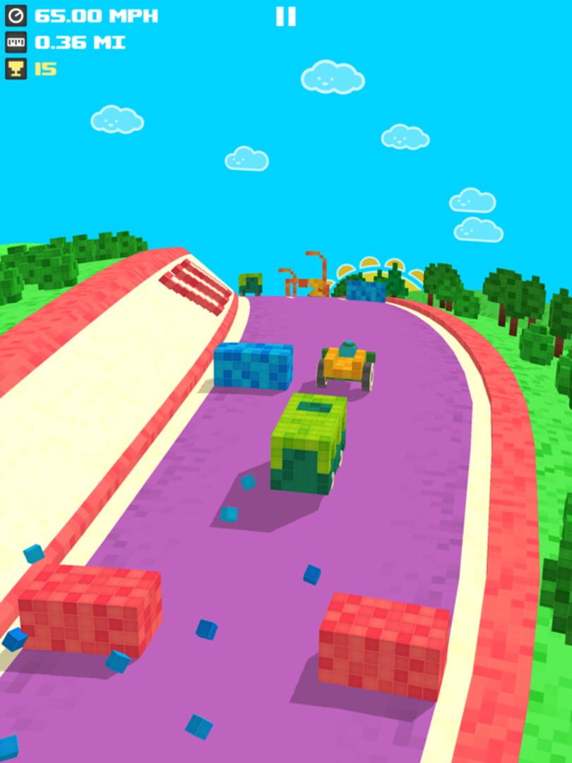 Out of Brakes: Endless Racer - Screenshot
