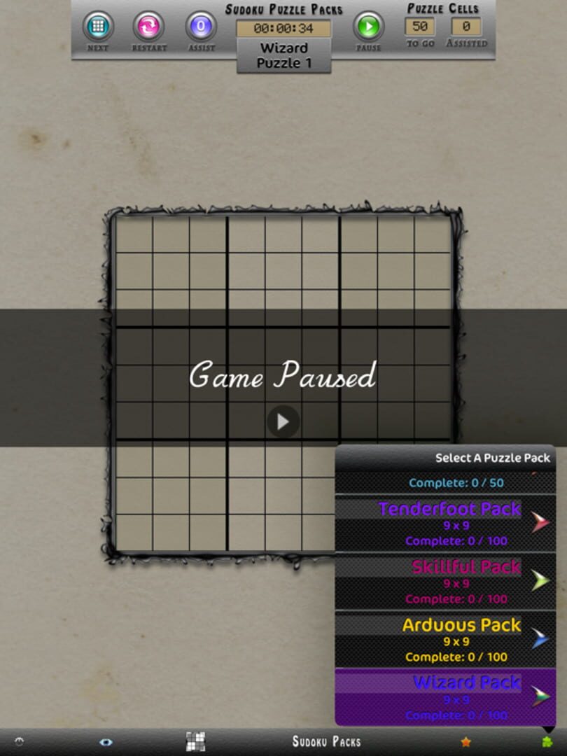 Sudoku Puzzle - Screenshot