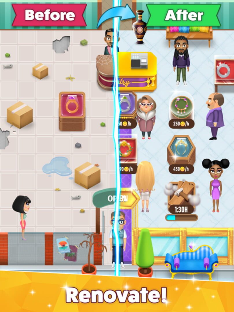 Jewel Tycoon: Dig & Build - Screenshot