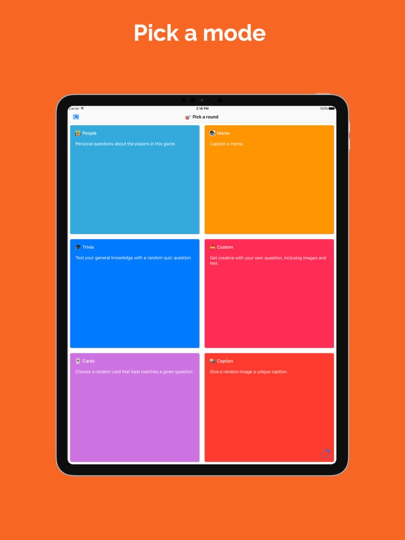 Burn: Multiplayer quiz game - Screenshot