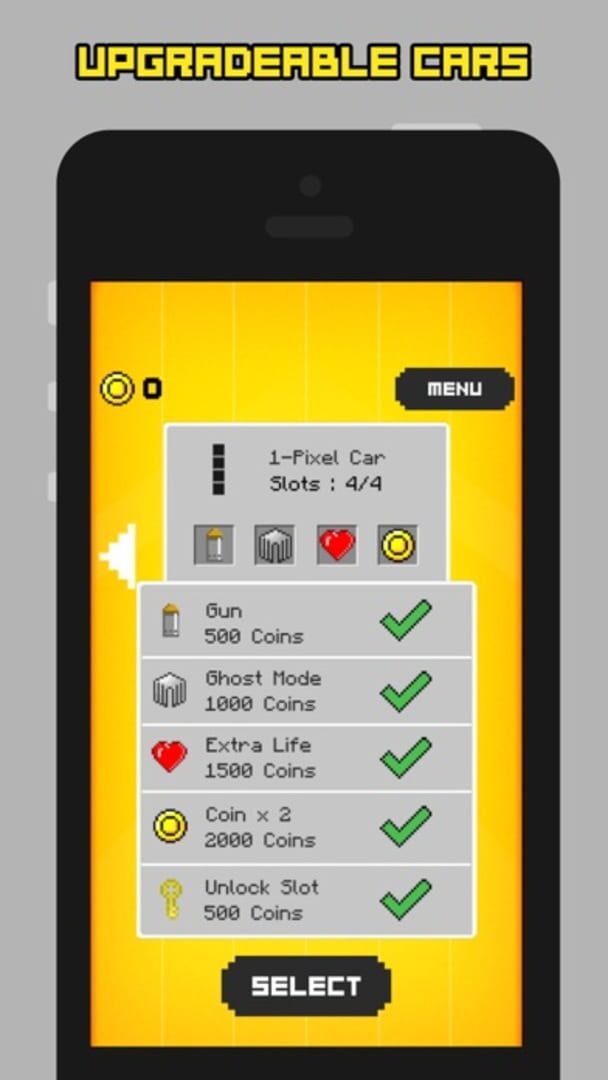 Pixel Race: Endless Retro Racing - Screenshot