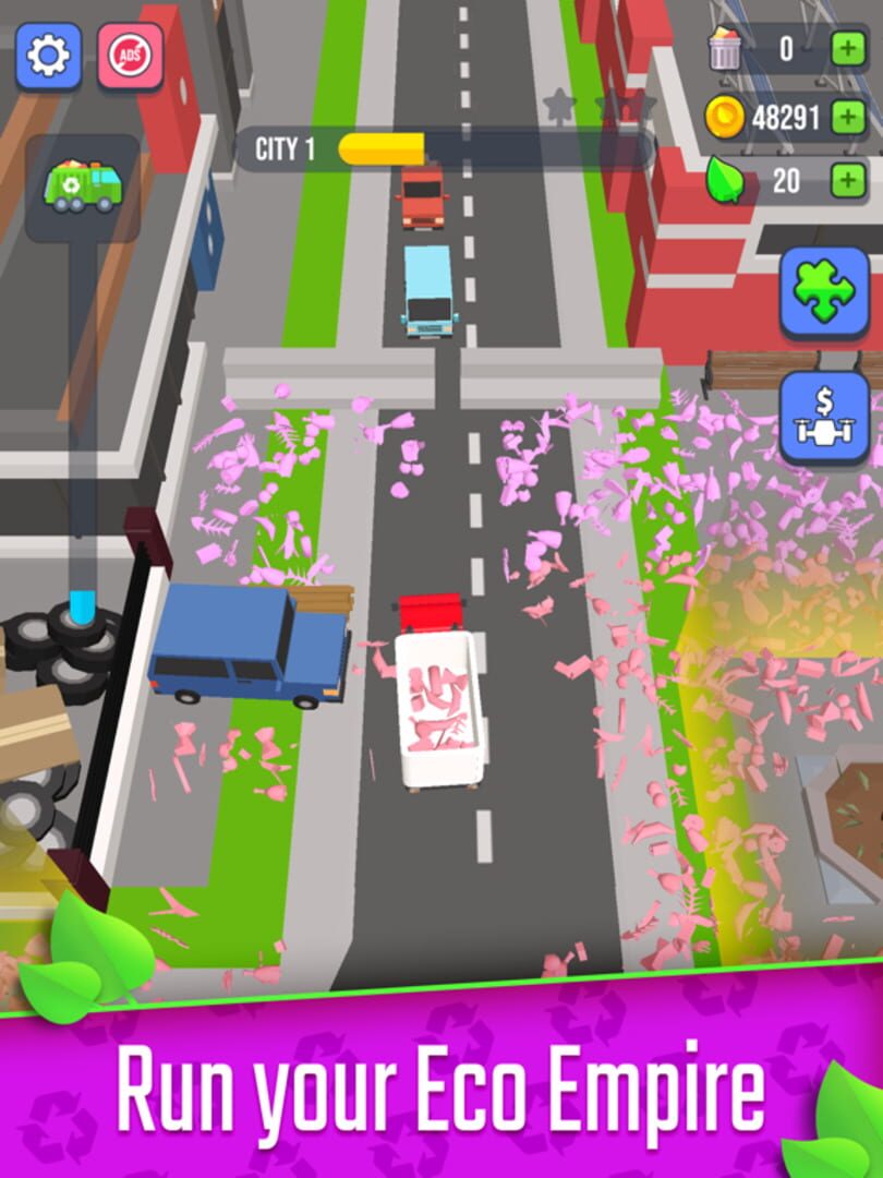 Garbage Truck City Tycoon - Screenshot
