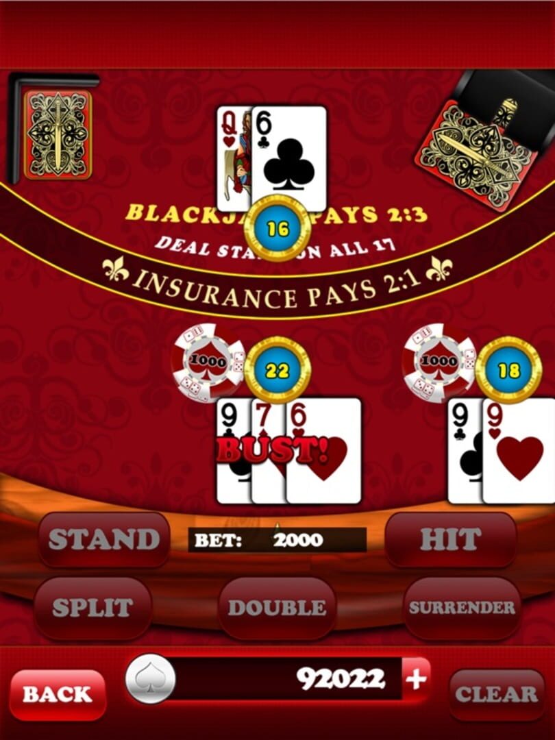 Blackjack Thunder - Screenshot