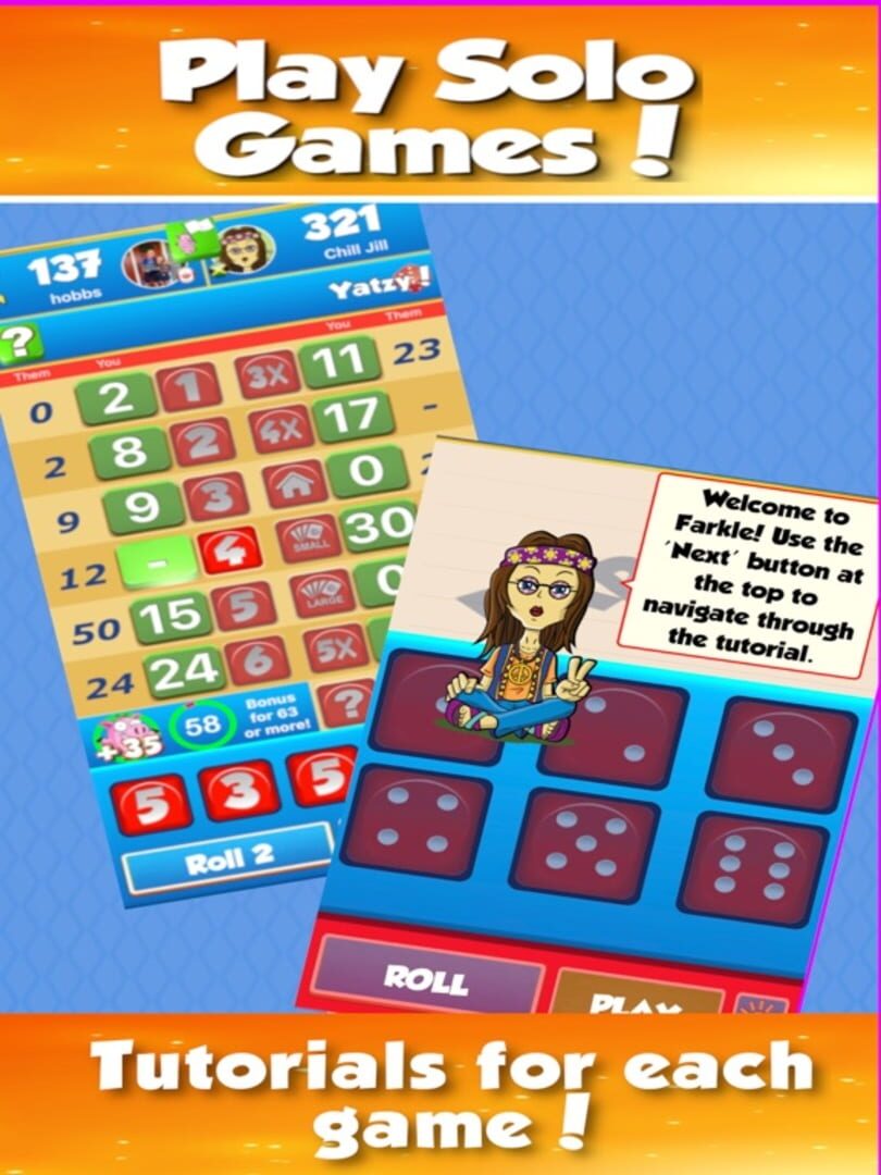 Dice World: 6 Fun Games - Screenshot