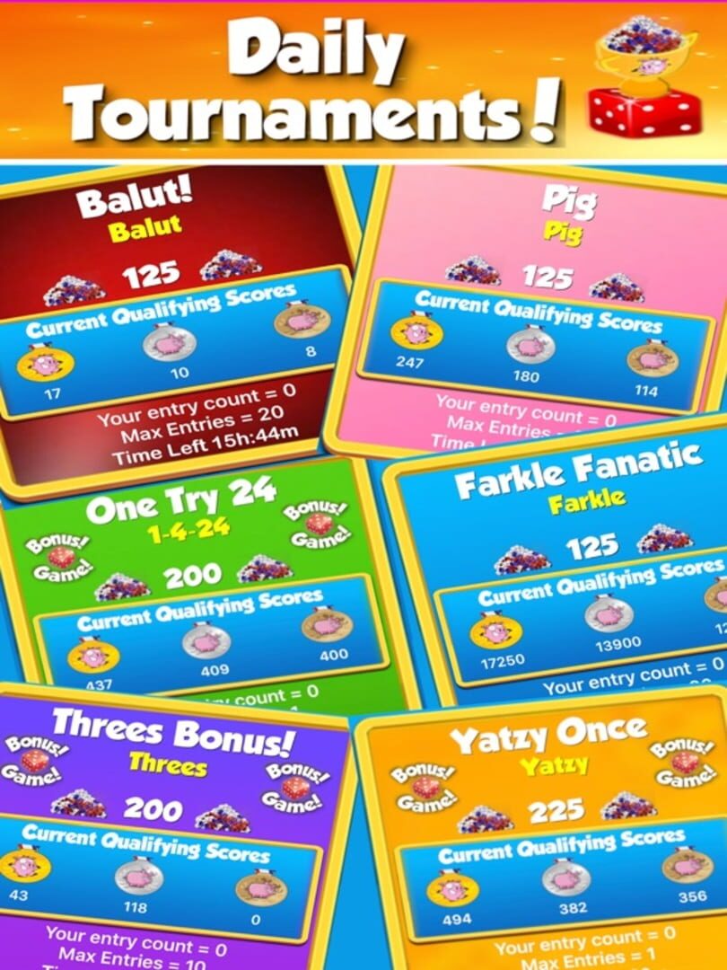 Dice World: 6 Fun Games - Screenshot