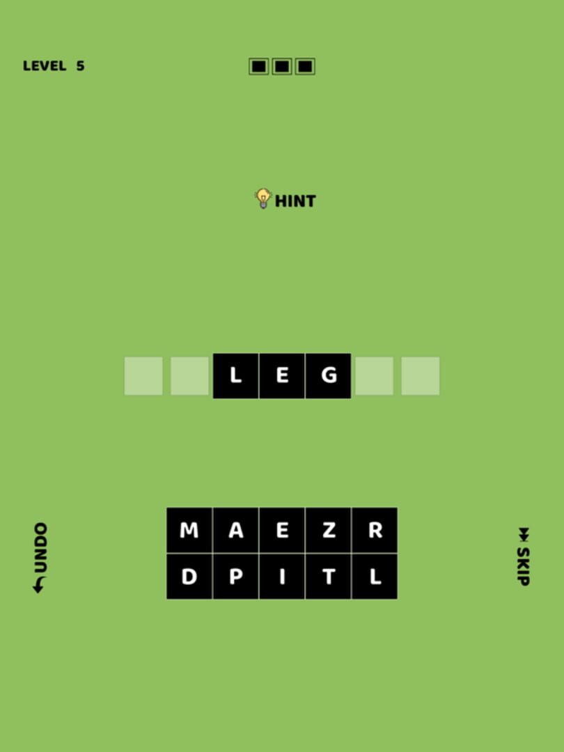 The Second Word: Crossword - Screenshot