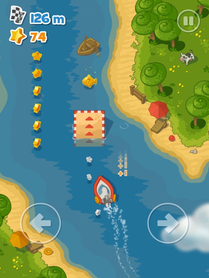 Little Boat River Rush - Screenshot