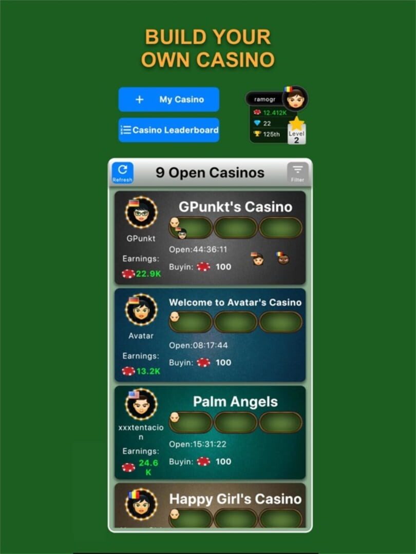 Mugalon Poker - Screenshot