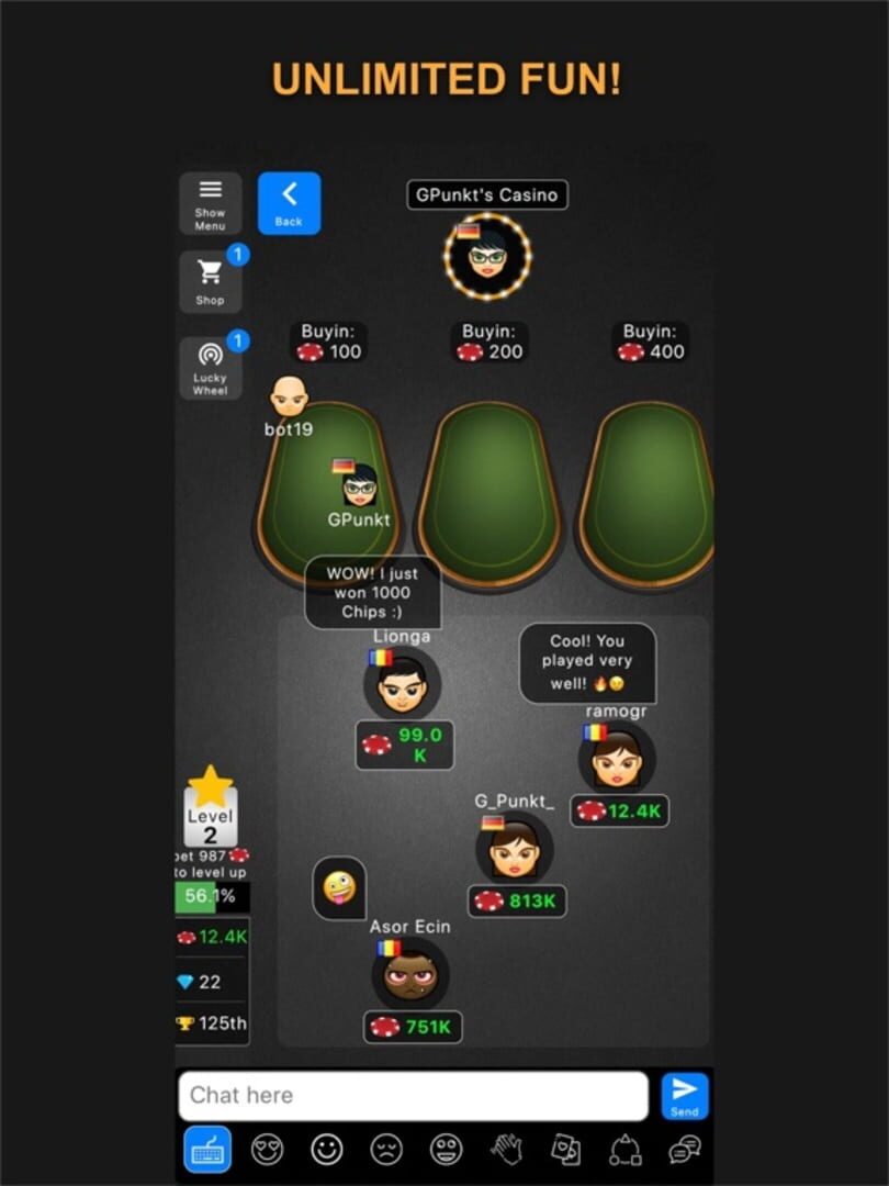 Mugalon Poker - Screenshot