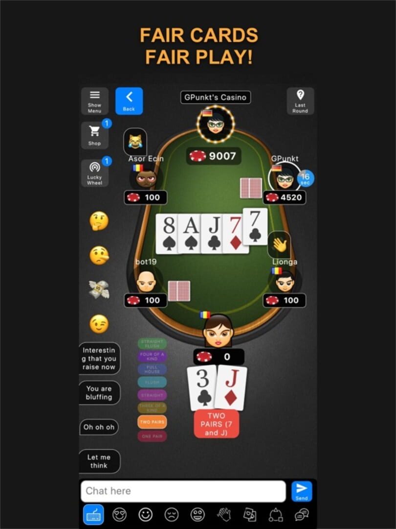 Mugalon Poker - Screenshot