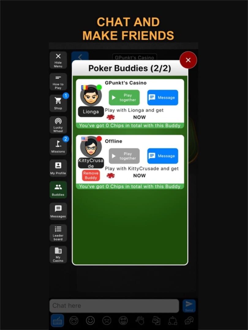 Mugalon Poker - Screenshot