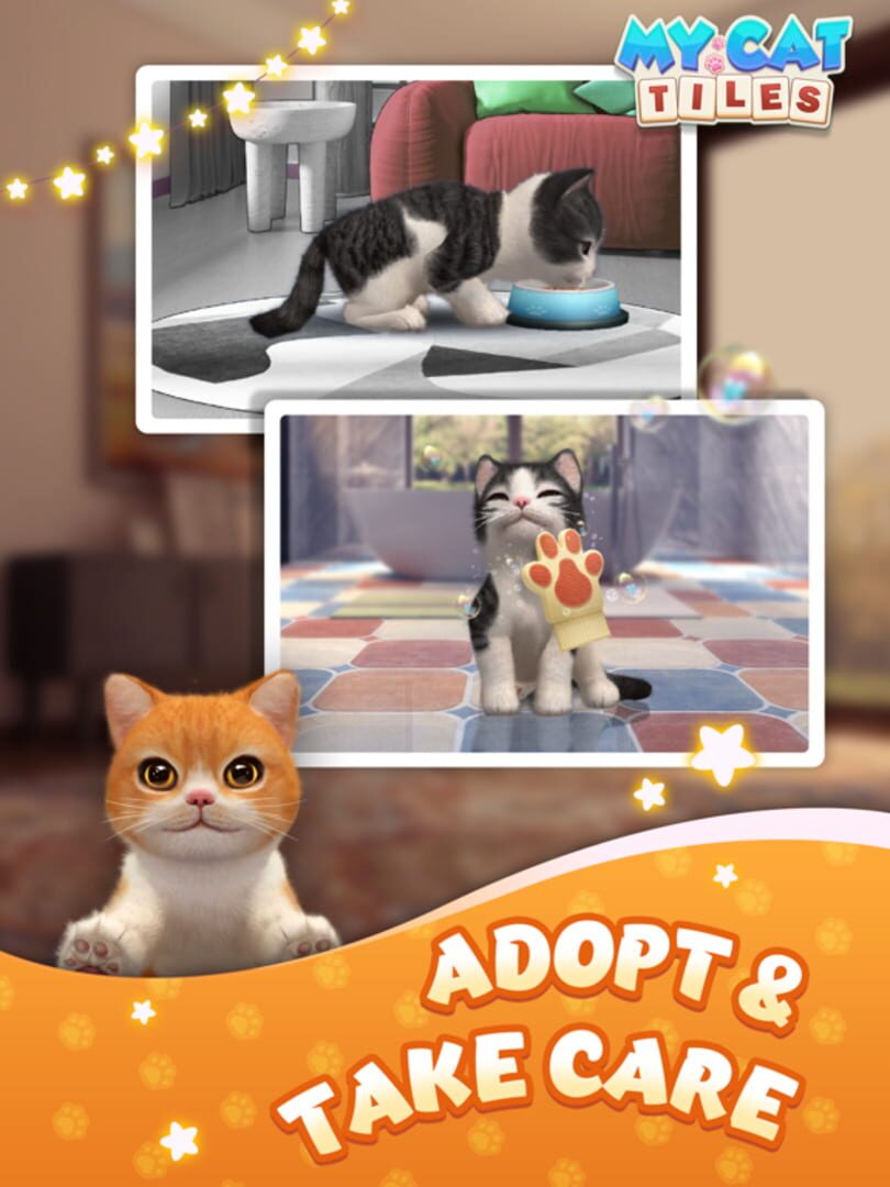 Cat Tiles: Matching Puzzle - Screenshot