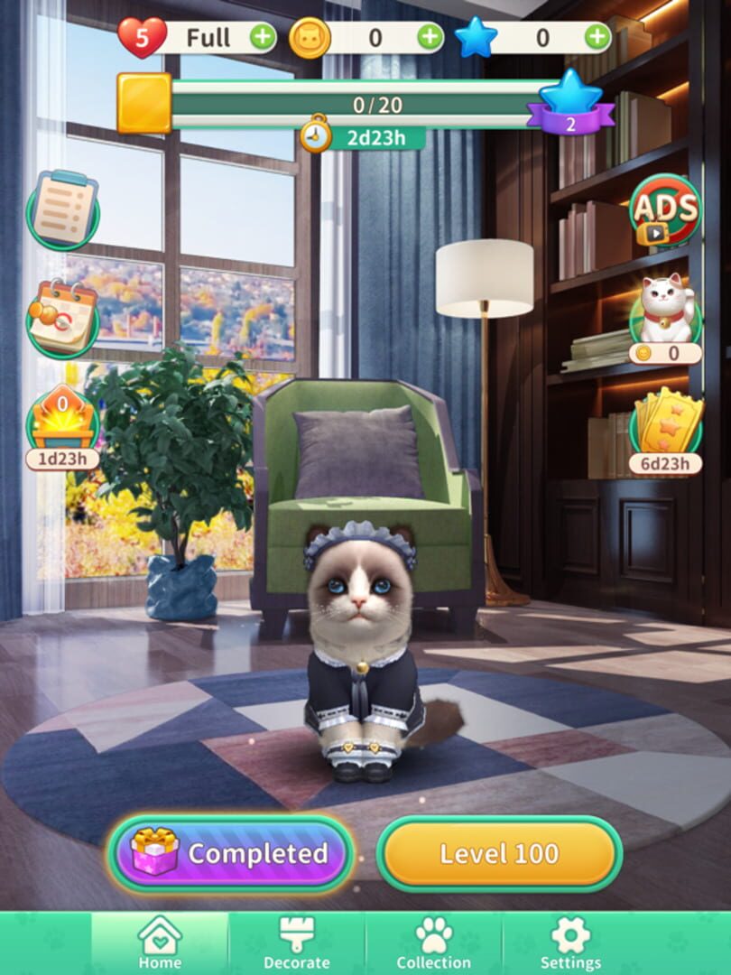 Cat Tiles: Matching Puzzle - Screenshot