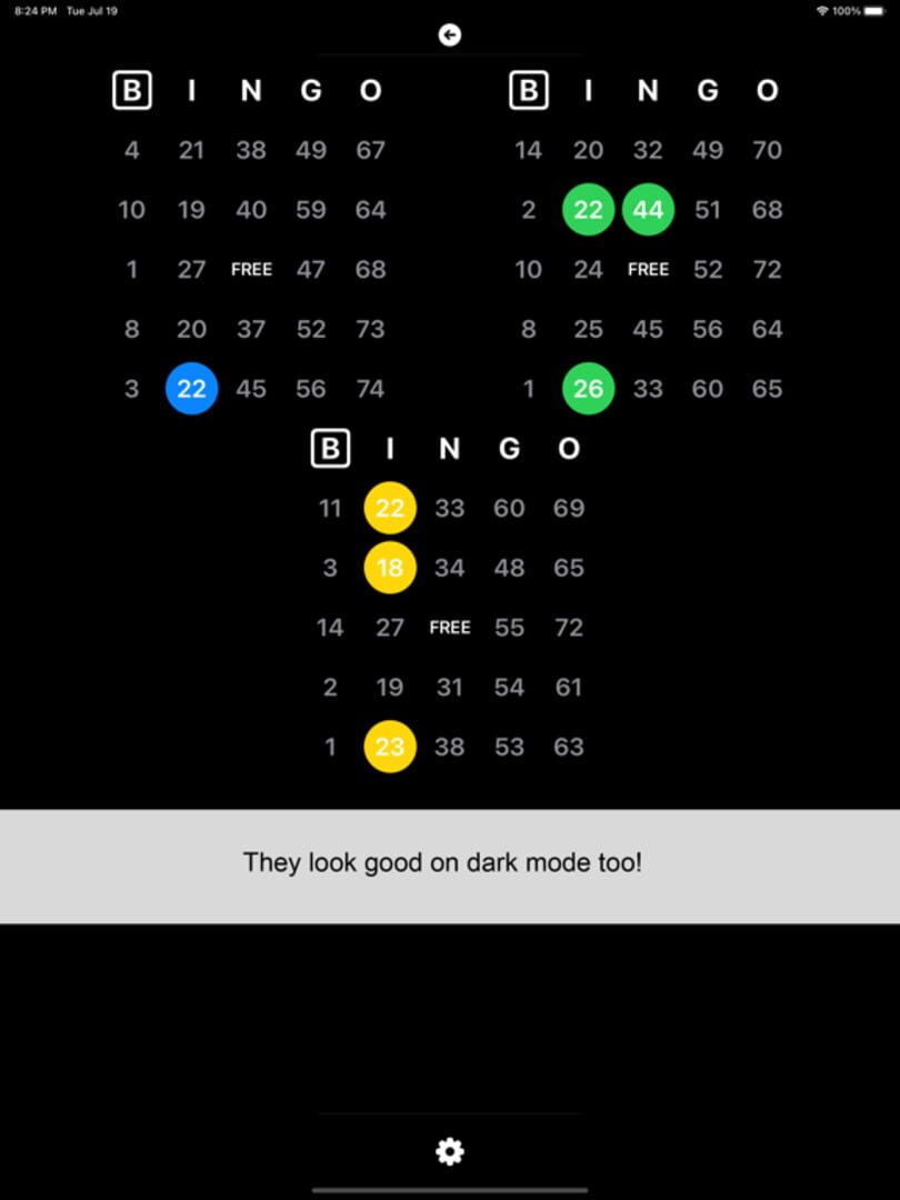 Tap Bingo - Screenshot