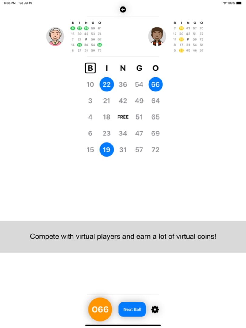 Tap Bingo - Screenshot
