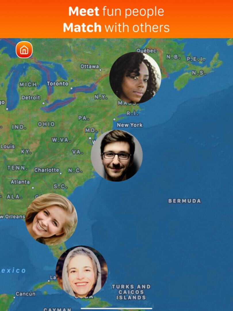Connect 4 Faces: Match & Play - Screenshot