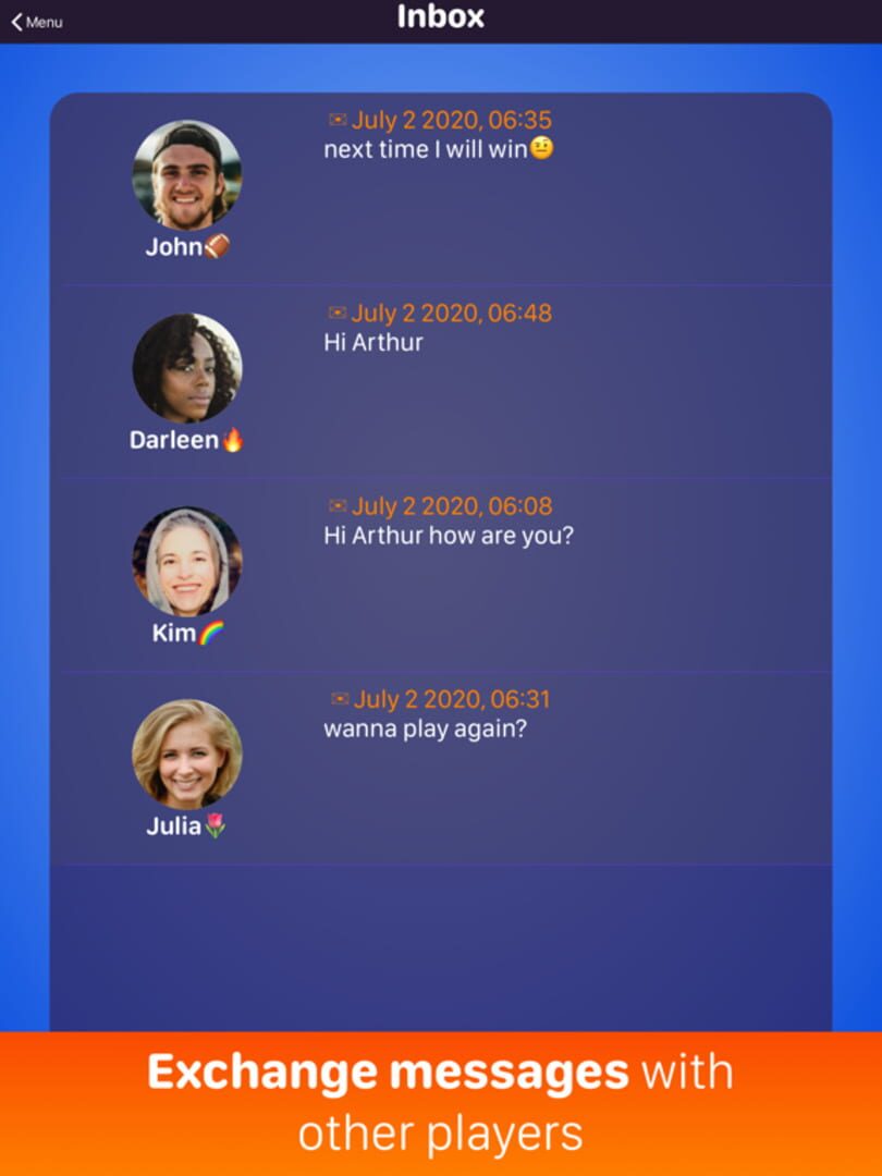 Connect 4 Faces: Match & Play - Screenshot