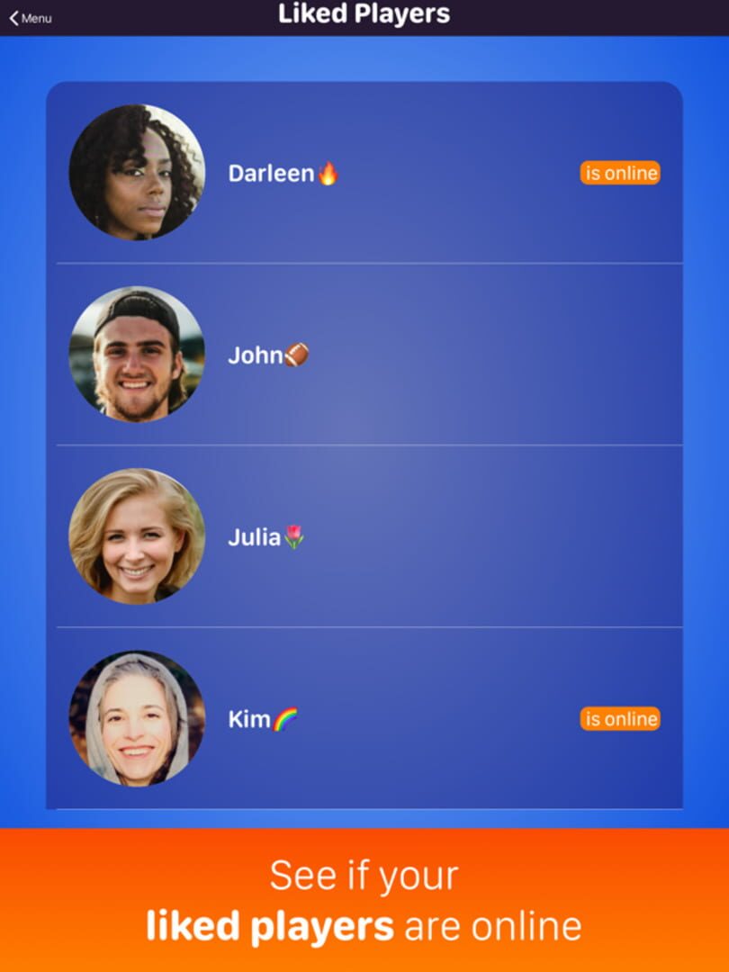 Connect 4 Faces: Match & Play - Screenshot