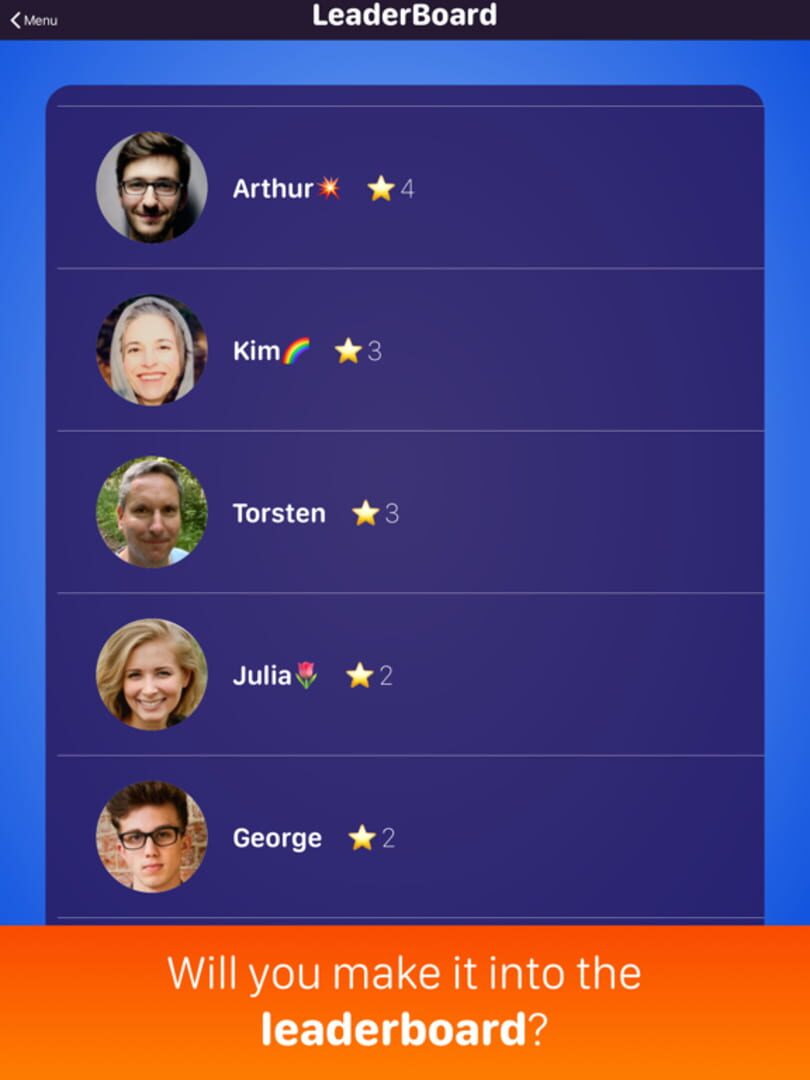 Connect 4 Faces: Match & Play - Screenshot