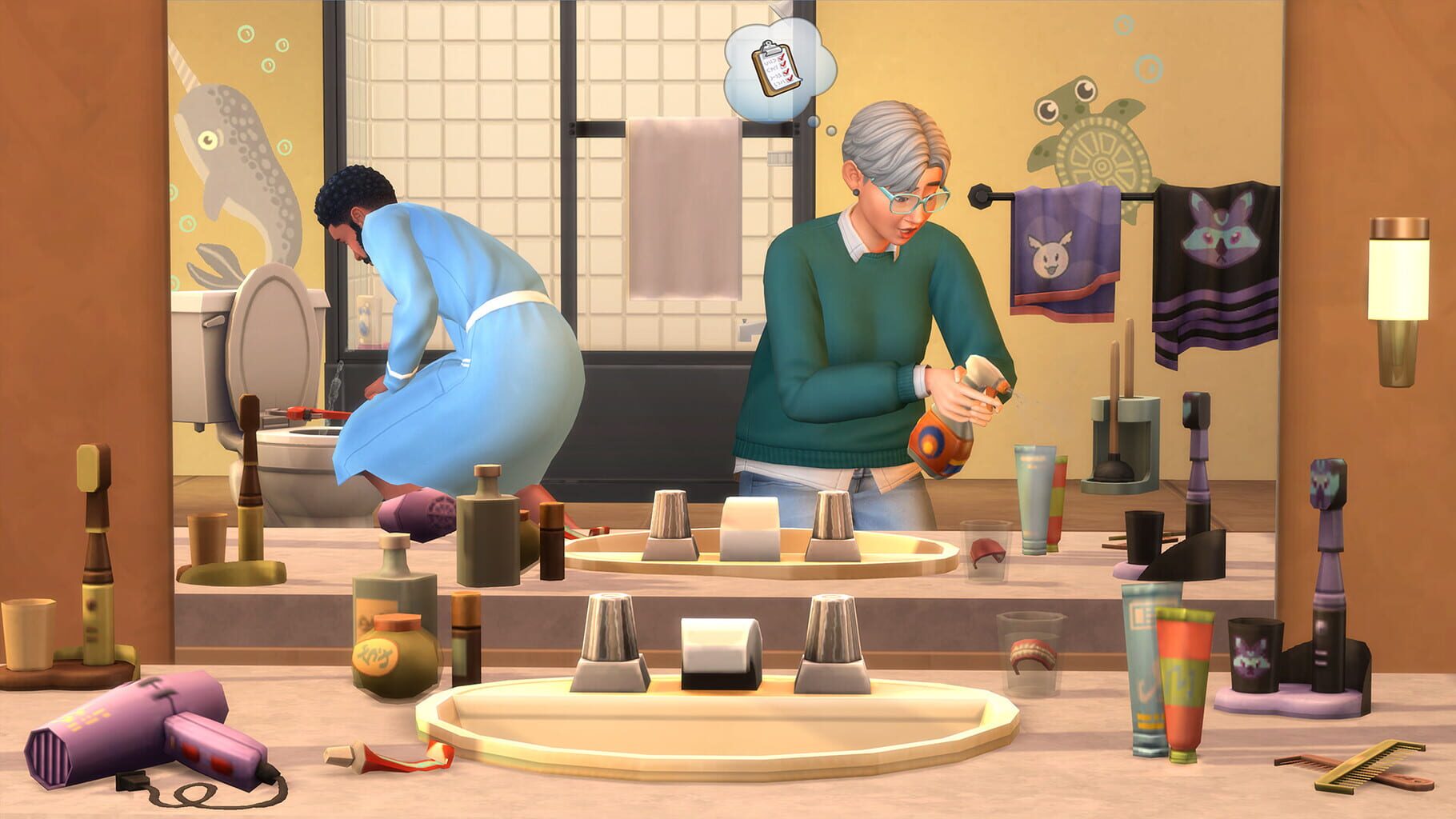 Captura de pantalla - The Sims 4: Bathroom Clutter Kit