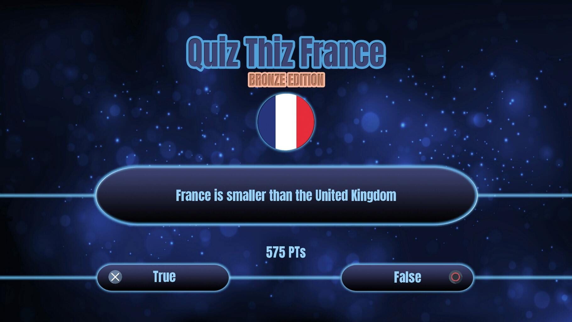 Captura de pantalla - Quiz Thiz France: Bronze Edition