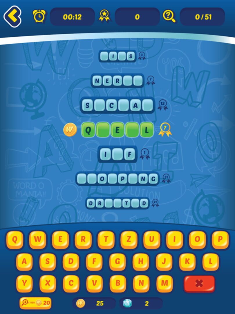 Word-O-Mania - Screenshot