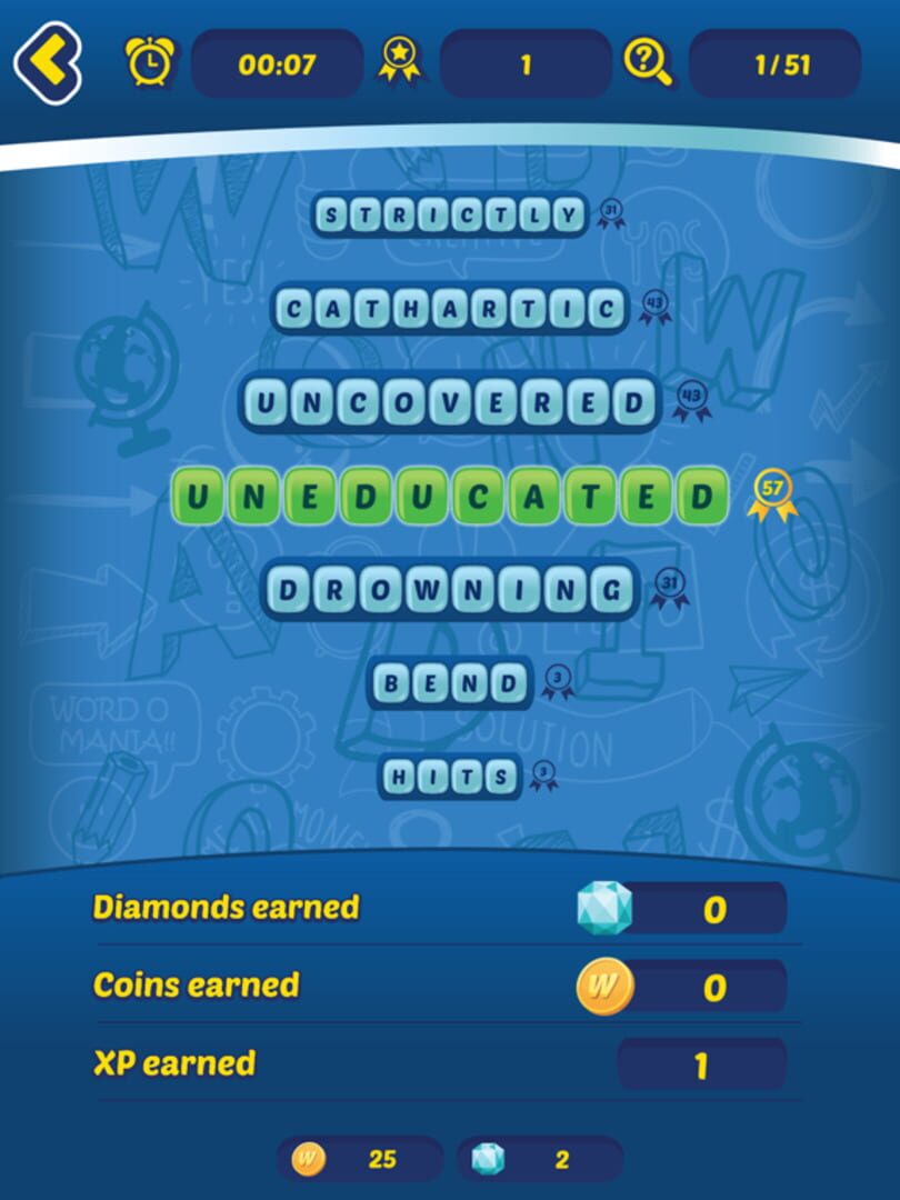 Word-O-Mania - Screenshot