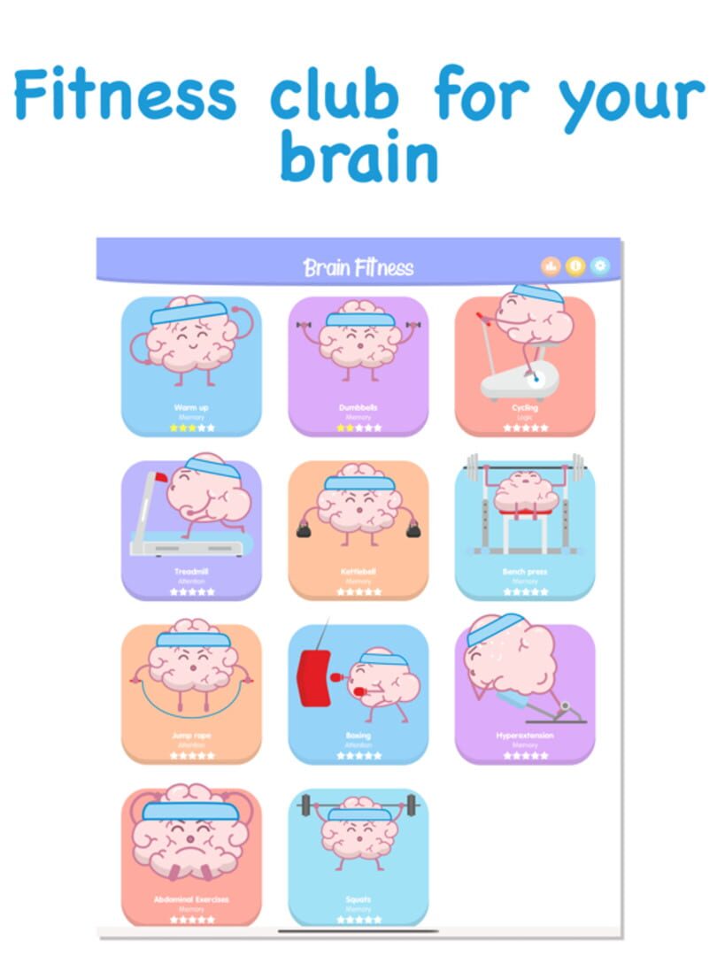Memory Match IQ Brain Training - Screenshot