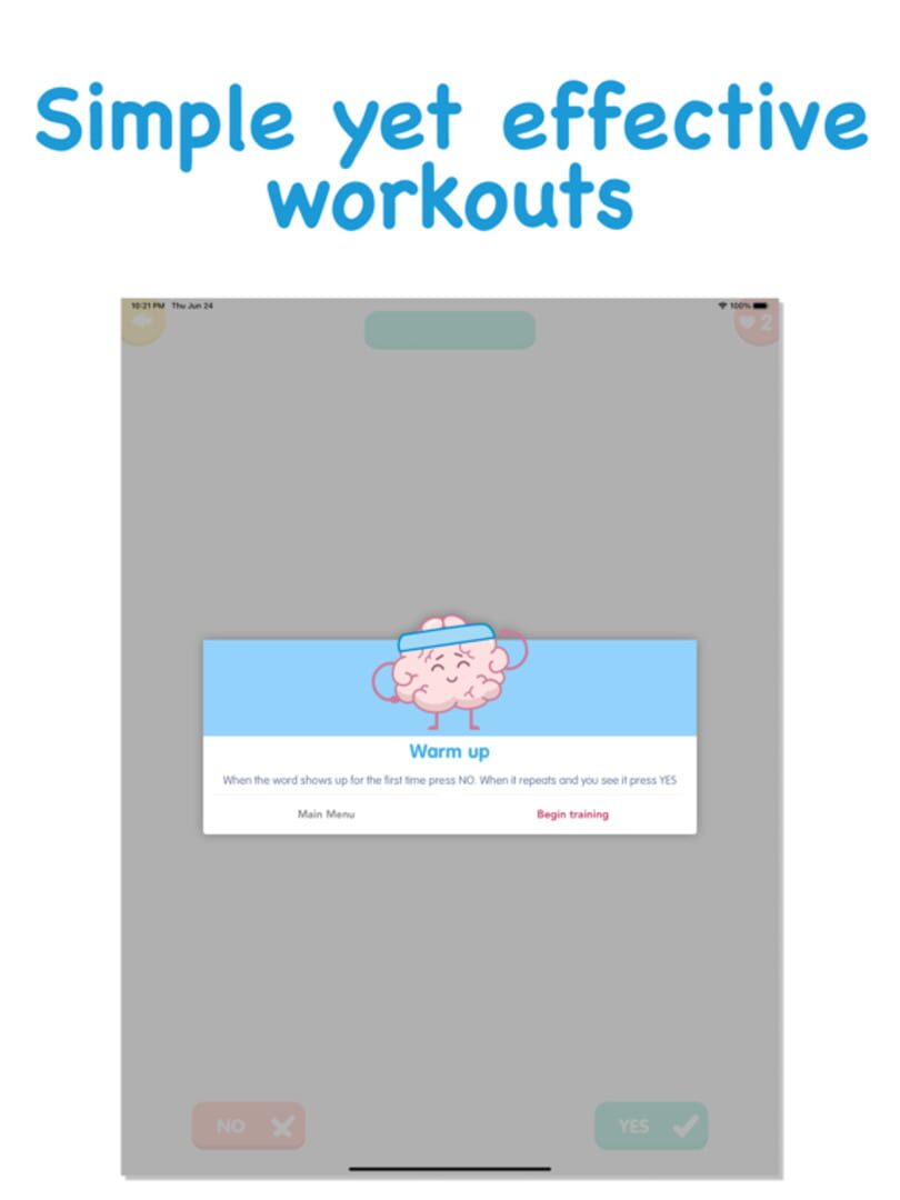 Memory Match IQ Brain Training - Screenshot