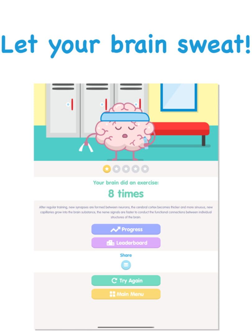 Memory Match IQ Brain Training - Screenshot