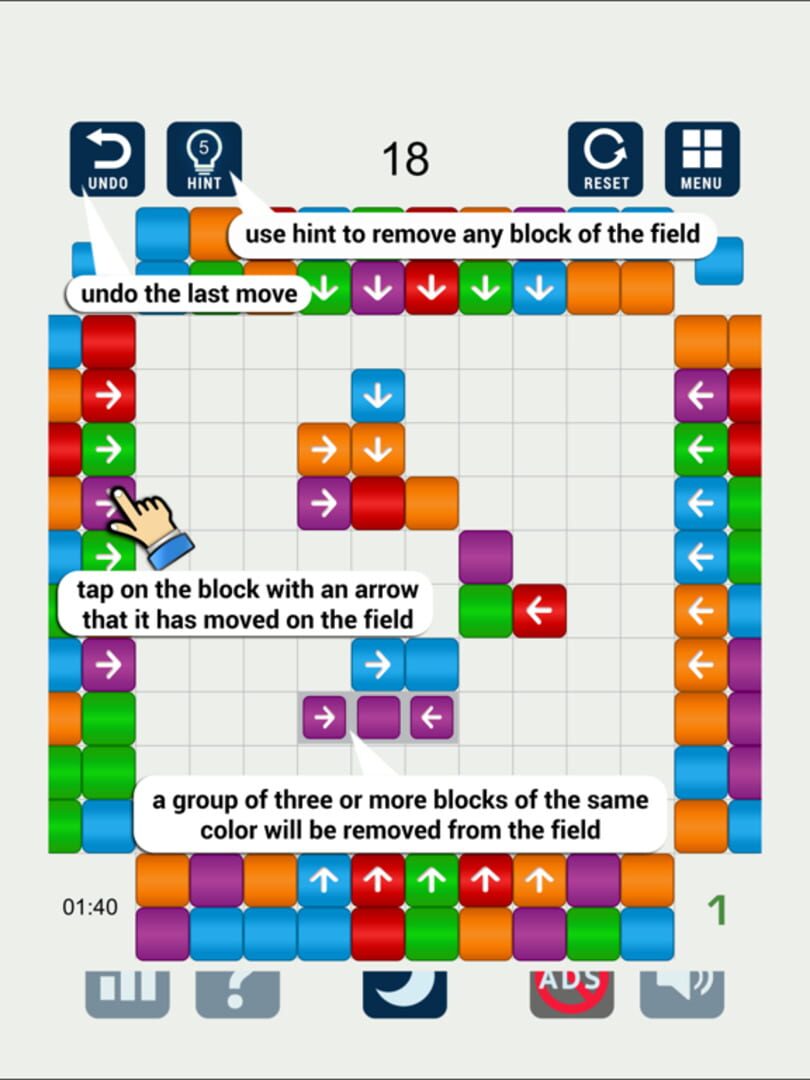Block by Block: Sliding Blocks - Screenshot
