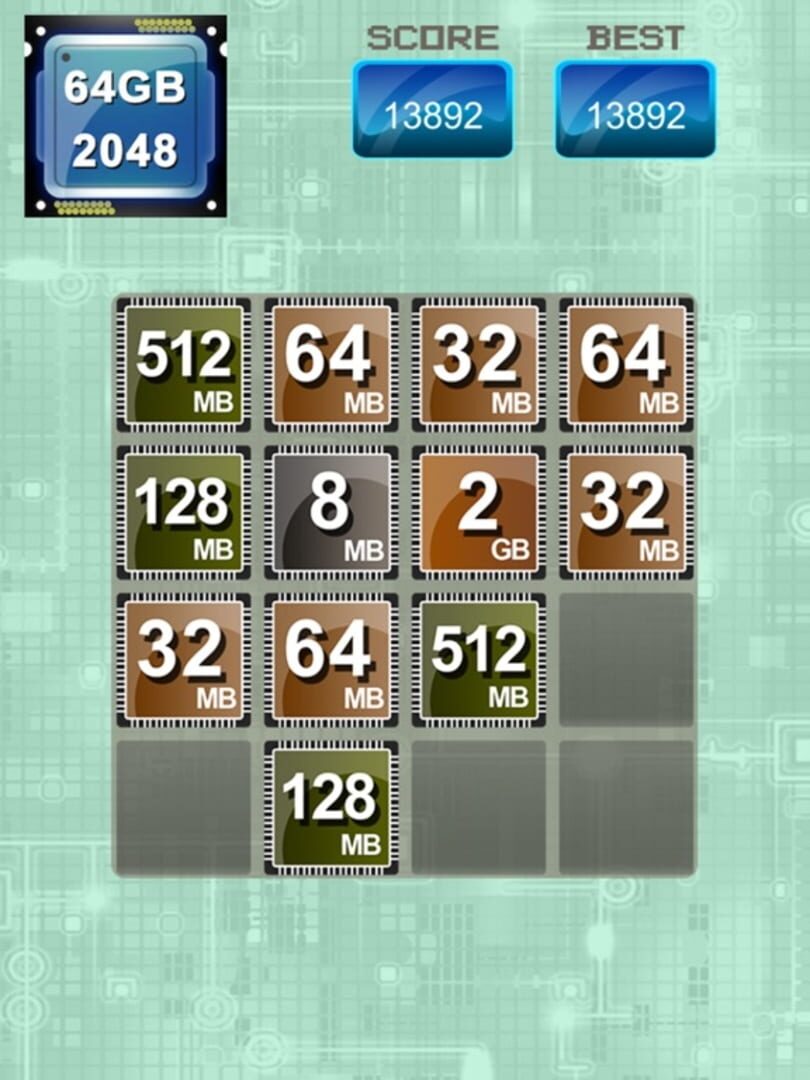 64 GB: Not 2048 - Screenshot