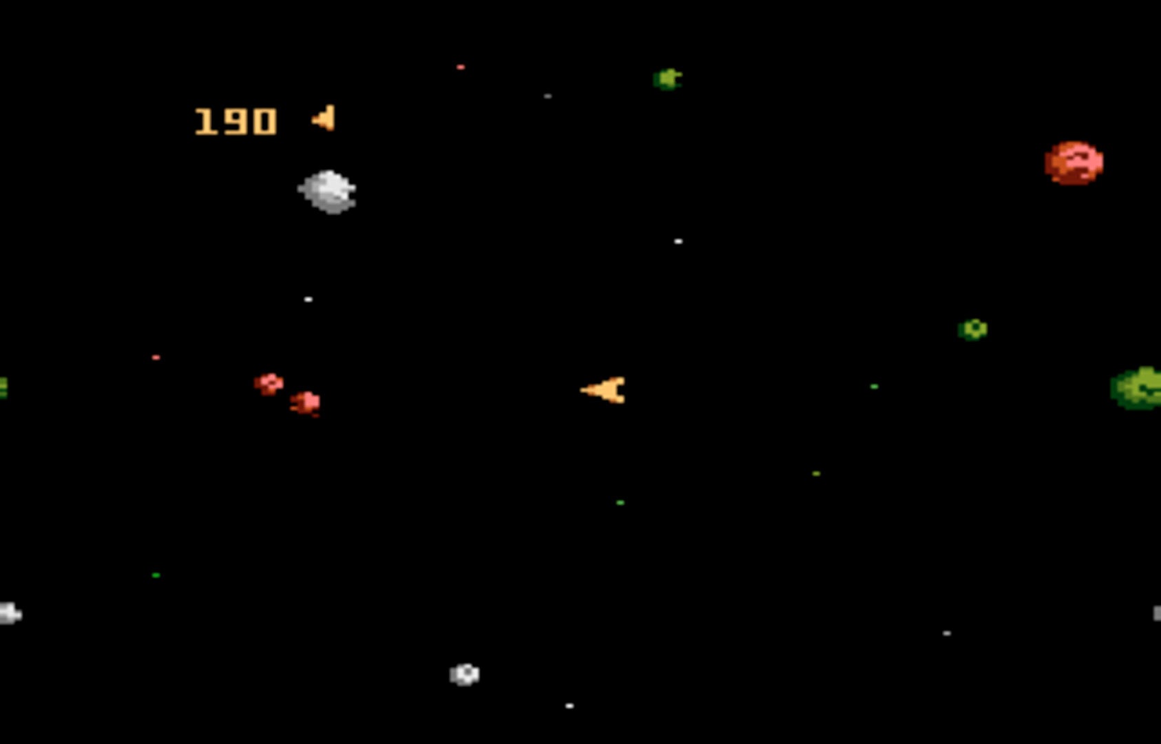 Asteroids screenshot