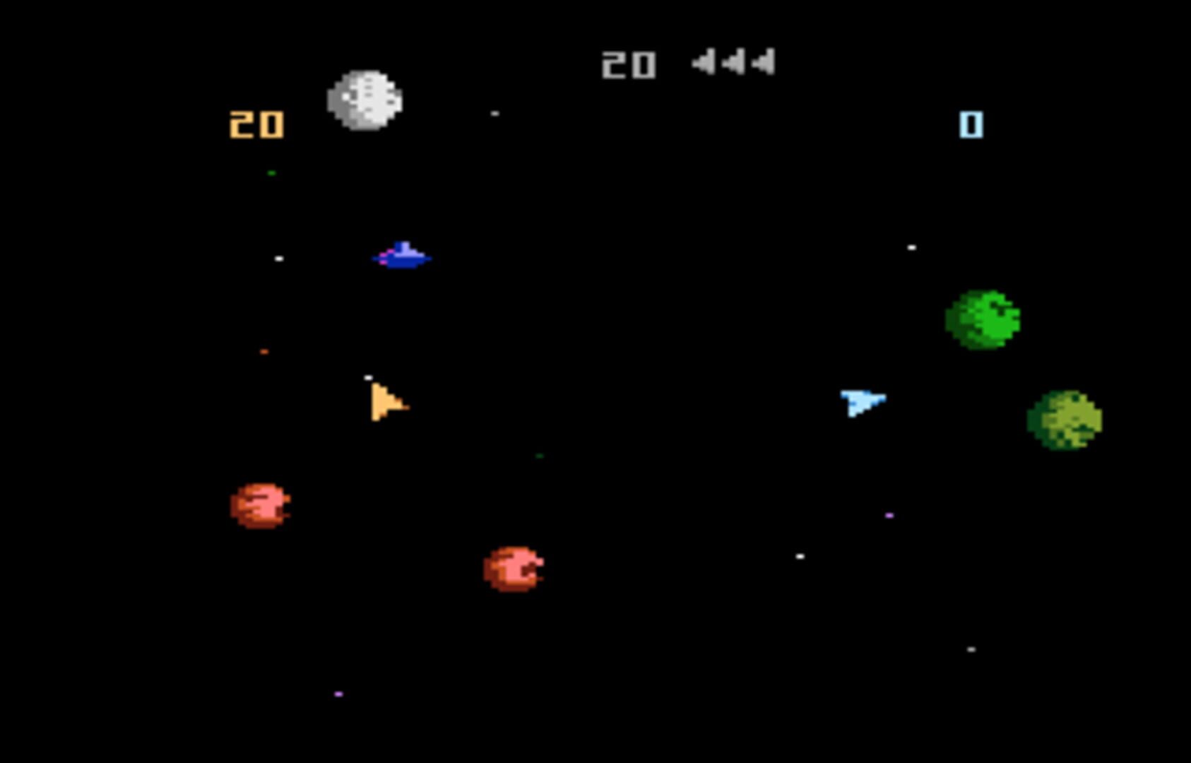 Captura de pantalla - Asteroids