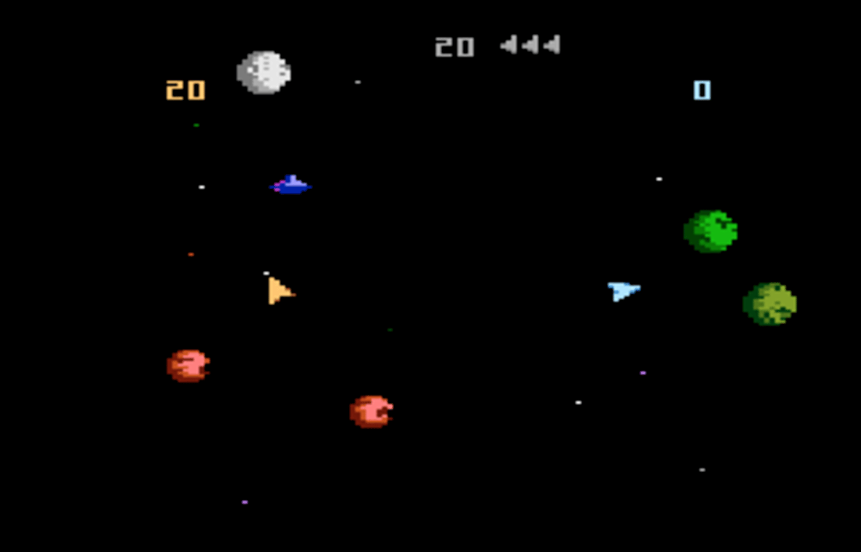 Asteroids screenshot
