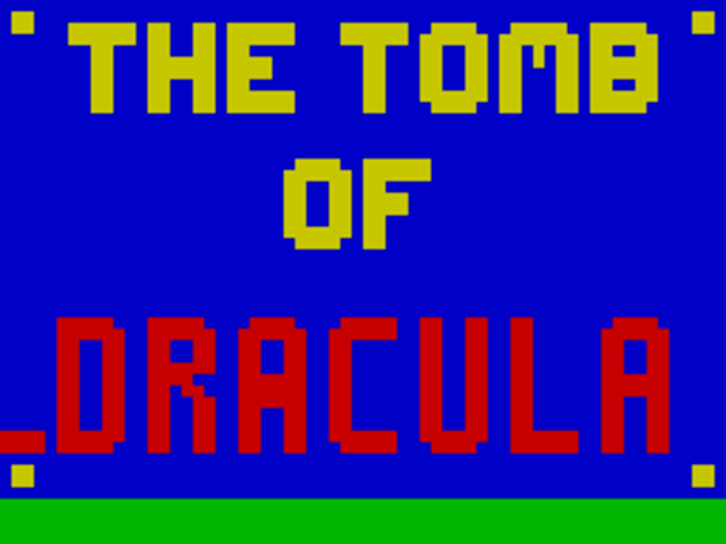 The Tomb of Dracula screenshot