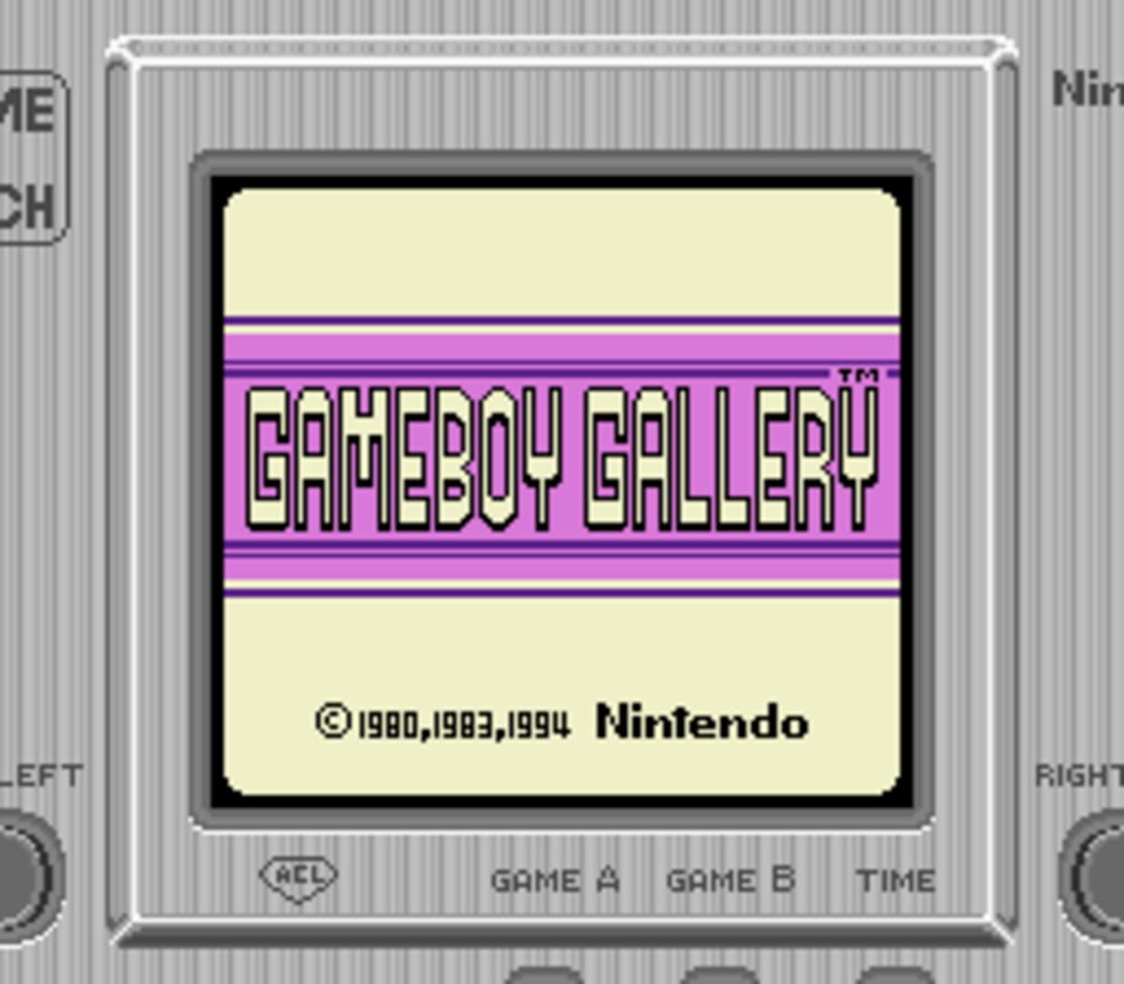 Captura de pantalla - Game Boy Gallery