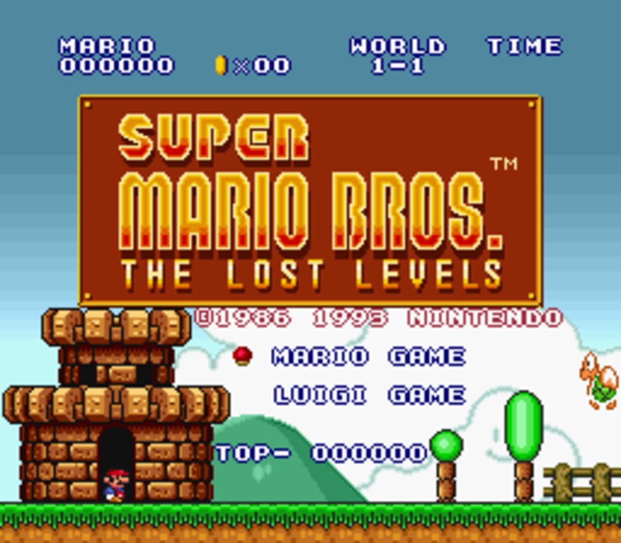 Captura de pantalla - Super Mario Bros.: The Lost Levels